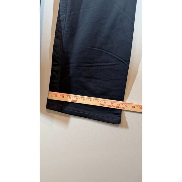 Athleta Peak Hybrid Fleece Pants Women's M Petite Black Flared Active Outdoor - Picture 7 of 11